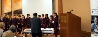 Participação do Coro da QES na “Conferência de Valorização 2013 – Globalização e Competências para uma Economia Aberta”