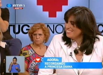 Participação da Dra. Maria da Conceição de Oliveira Martins e da Dra. Ana Maria Nunes no programa de televisão Portugal no Coração, na RTP, dia 25/09/2013