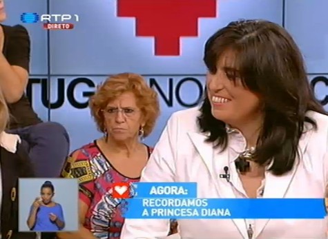 Participação da Dra. Maria da Conceição de Oliveira Martins e da Dra. Ana Maria Nunes no programa de televisão Portugal no Coração, na RTP, dia 25/09/2013