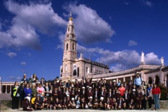 Peregrinação a Fátima dos alunos do 3º ano do Queen Elizabeth’s School.