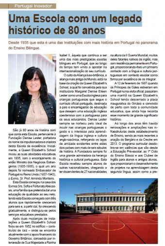 Uma Escola com um legado histórico de 80 anos